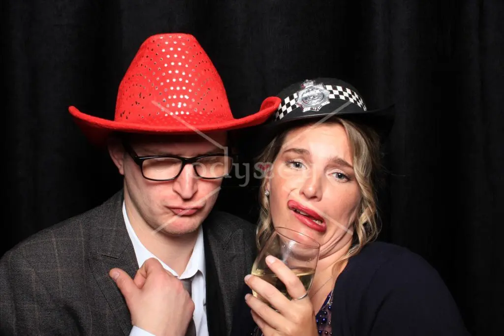 Photo booth at Buxted Park Wedding Sussex